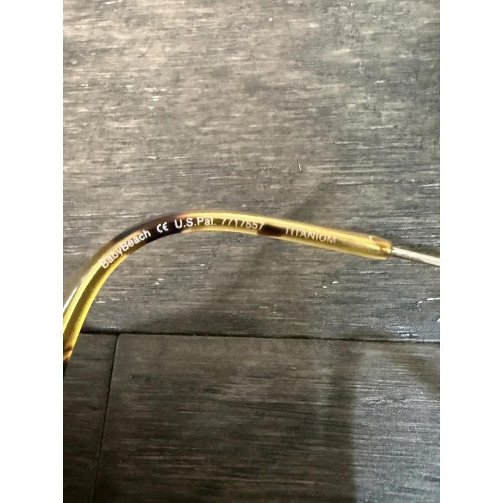 Maui Jim Baby Beach Sunglasses with Gold Titanium Frames MJ 245-16